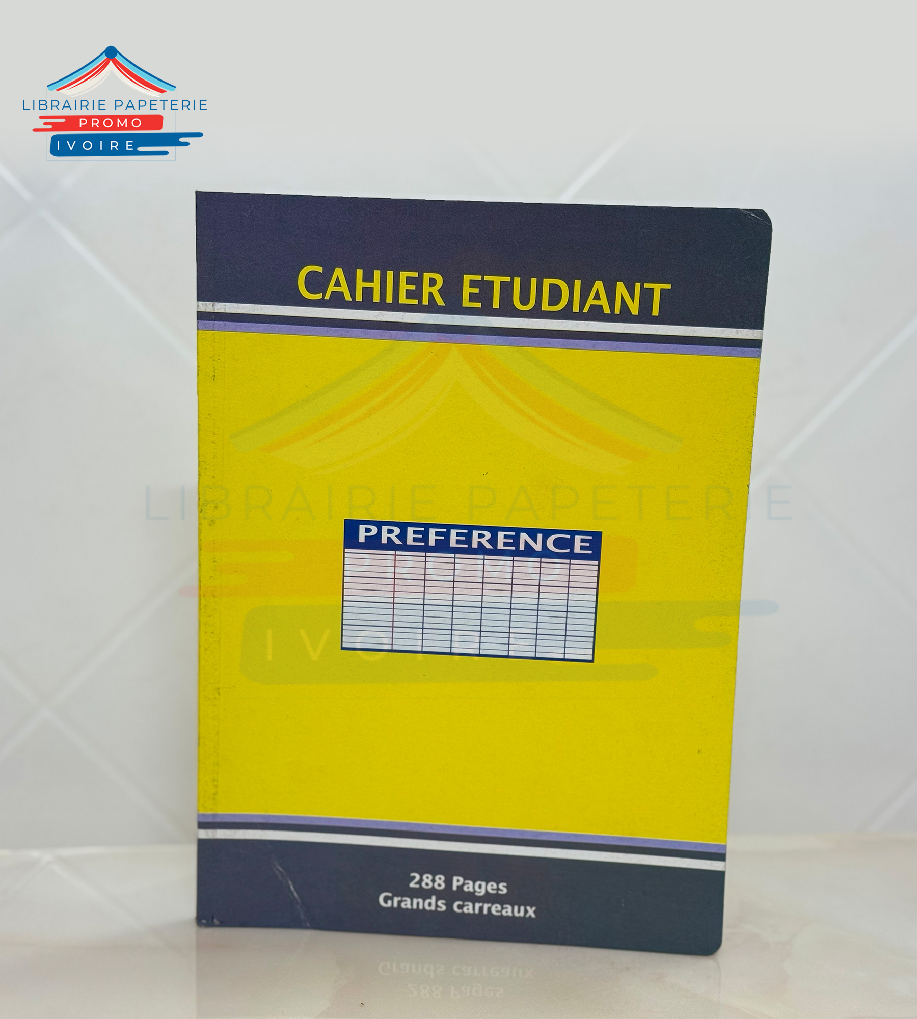CAHIER ETUDIANT PREFERENCE  300 PAGES GRAND-CARREAUX