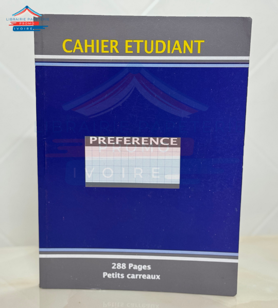 CAHIER ETUDIANT PREFERENCE  300 PAGES PETIT-CARREAUX