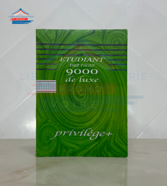 CAHIER ETUDIANT PRIVILEGE  200 PAGES GRAND-CARREAUX