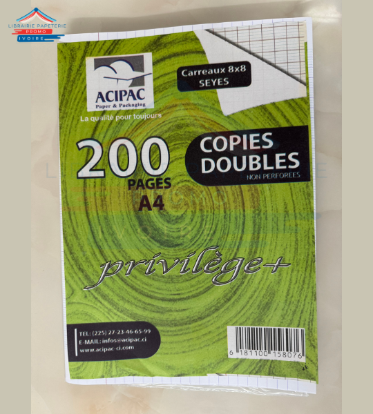 COPIE DOUBLE PRIVILEGE GRAND FORMAT