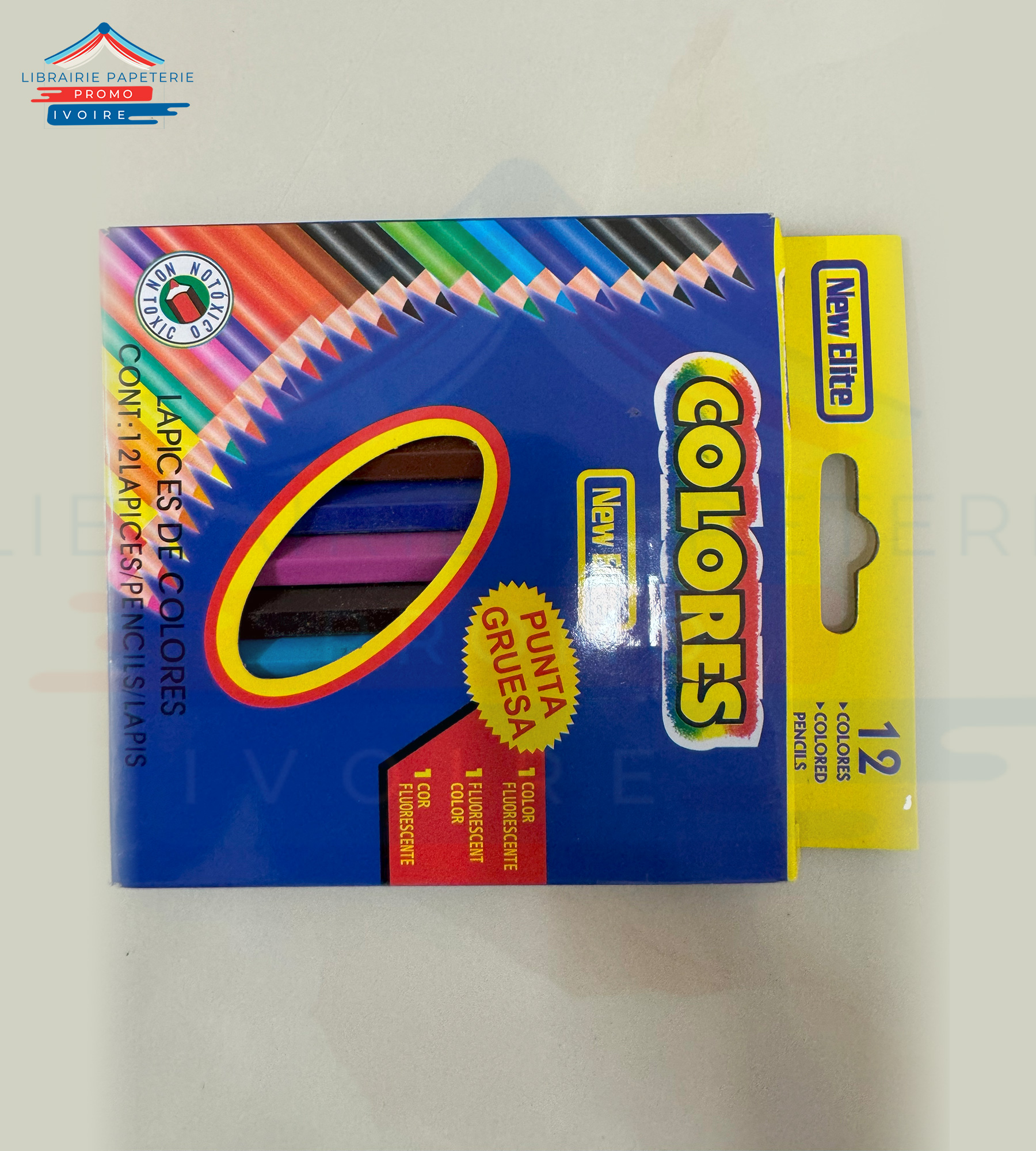 CRAYON DE COULEUR COURT 12