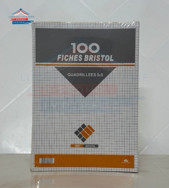 PAPIER BRISTOL QUADRILLE 5X5